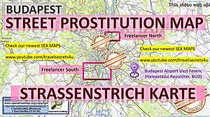Mapa de sexo de Budapest con escorts y callgirls en el barrio rojo