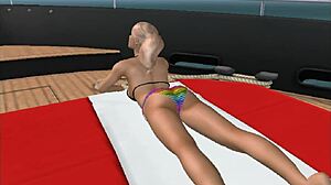 3D seks villaları şanslı adam yatçılık serisinde