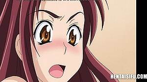 Neocenzurisani hentai pornić: Erotično anime sa akcijom velikog kurca