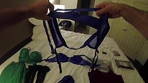 Masturbating in crossdressing: A lingerie-clad solo session