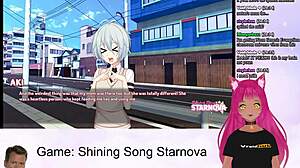 Vtuber streamt Shining Song Starnova Aki Route Teil 6