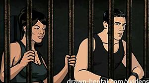 Animirana erotika v zaporu s Kaneom in Malory