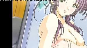 MILF macocha myje 18-letniego pasierba w nieocenzurowanym Hentai z anime w stylu 2D