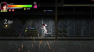 Urocza kobieta angażuje się w gorącą akcję w nowej grze hentai, z rozgrywką w stylu guilty hell